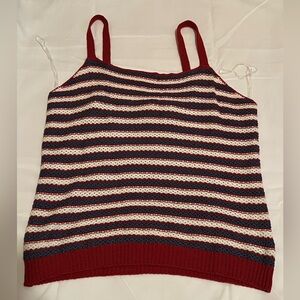 Striped Knitted Top